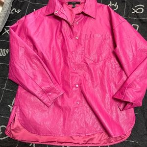 Hot pink platter, Shacket